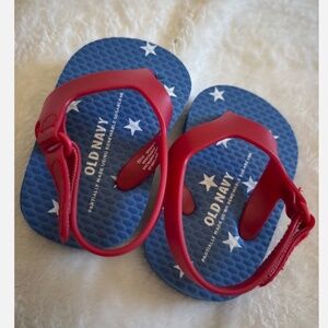 Little girls old navy 4th of July sandals